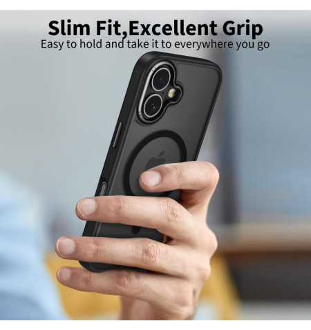 TECH-PROTECT MAGEDGE MAGSAFE IPHONE 17 MATTE BLACK/GUNMETAL 