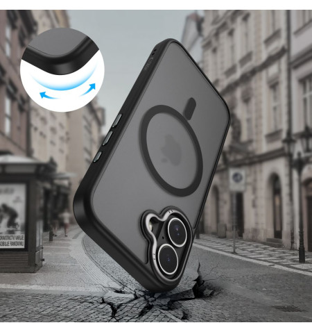 TECH-PROTECT MAGEDGE MAGSAFE IPHONE 17 MATTE BLACK/GUNMETAL 