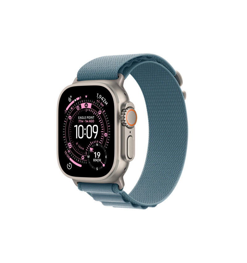 Apple Watch Ultra 3 49 mm GPS + Cellular tytan naturalny z paskiem Alpine jasnoniebieskim (M)  Apple Watch Ultra 3 49 mm GPS + Cellular tytan naturalny z paskiem Alpine jasnoniebieskim (M)