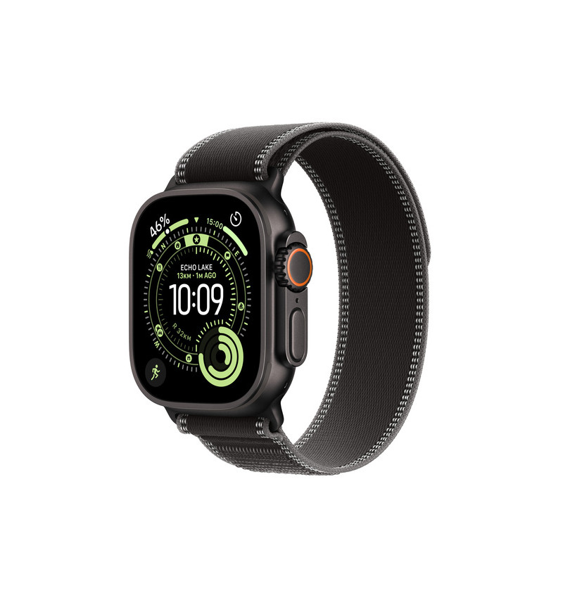 Apple Watch Ultra 3 49 mm GPS + Cellular tytan czarny z opaską Trail czarną (S/M)  Apple Watch Ultra 3 49 mm GPS + Cellular tytan czarny z opaską Trail czarną (S/M)
