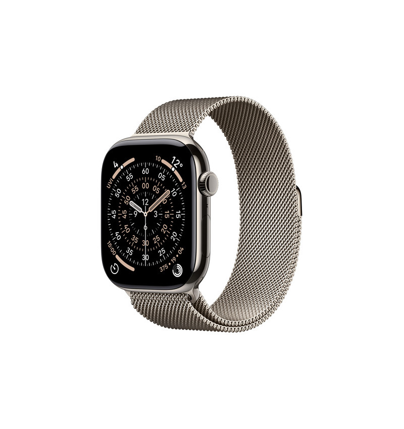 Apple Watch 11 - 46mm Tytan Naturalny z bransoletą mediolańską naturalną - GPS+Cellular (M/L)  Apple Watch 11 - 46mm Tytan Naturalny z bransoletą mediolańską naturalną - GPS+Cellular (M/L)