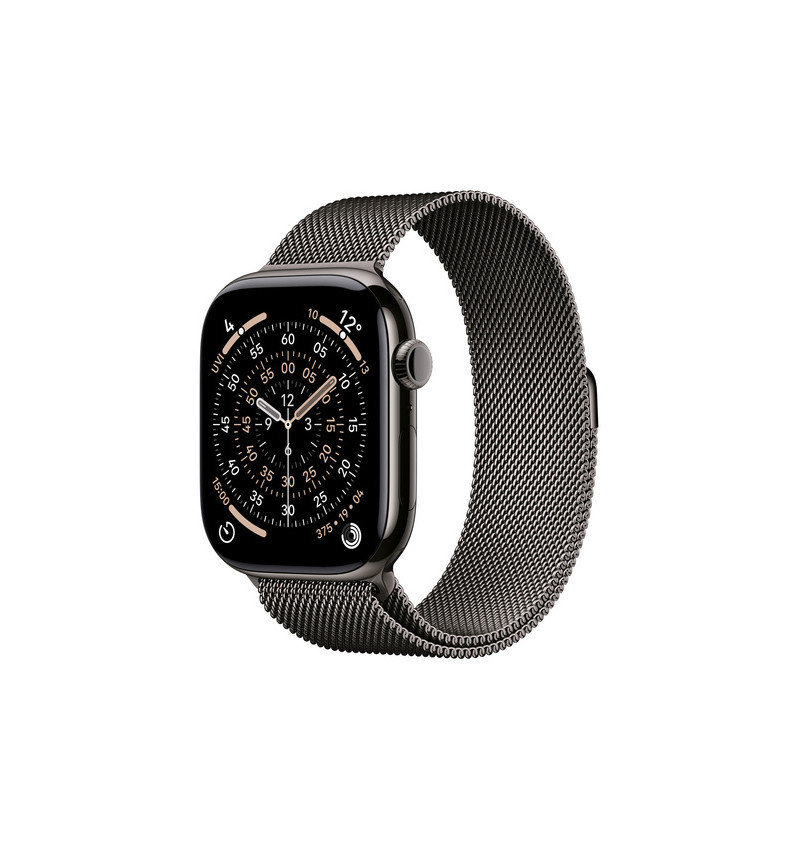 Apple Watch 11 - 46mm Tytanowa Łupek z bransoletą mediolańską łupek - GPS+Cellular (M/L)  Apple Watch 11 - 46mm Tytanowa Łupek z bransoletą mediolańską łupek - GPS+Cellular (M/L)