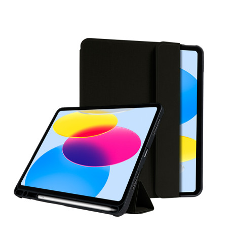 Crong FlexFolio – Etui iPad 11" (2025) / iPad 10.9" (2022) z funkcją Apple Pencil (czarny) 