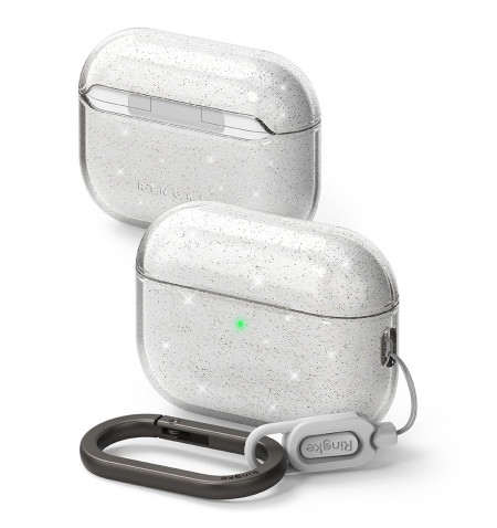 RINGKE AIR APPLE AIRPODS PRO 3 GLITTER CLEAR