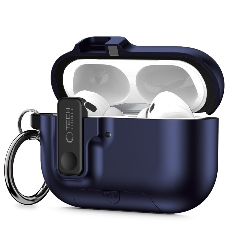TECH-PROTECT SLIM HOOK APPLE AIRPODS PRO 3 NAVY BLUE  TECH-PROTECT SLIM HOOK APPLE AIRPODS PRO 3 NAVY BLUE