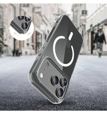 TECH-PROTECT FLEXAIR HYBRID MAGSAFE IPHONE 17 PRO MAX CLEAR 