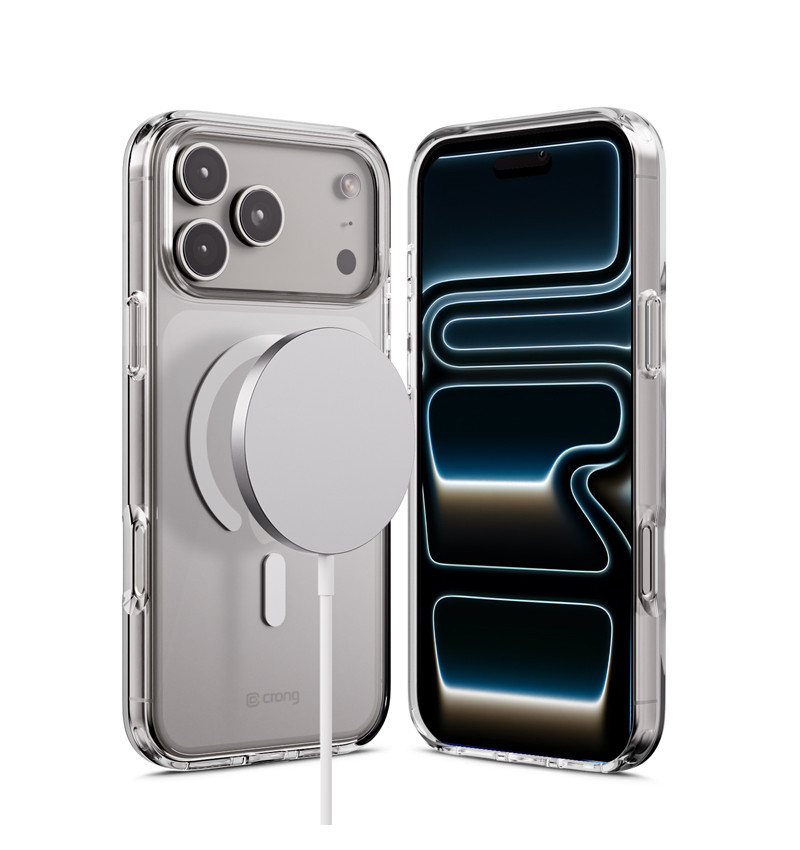 Crong Clear MAG Cover - Etui MagSafe iPhone 17 Pro Max (przezroczysty)  Crong Clear MAG Cover - Etui MagSafe iPhone 17 Pro Max (przezroczysty)