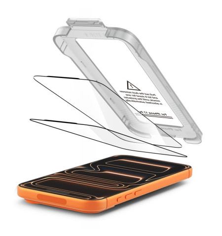 SZKŁO HARTOWANE TECH-PROTECT QUICK SET+ 2-PACK IPHONE 17 PRO MAX BLACK 