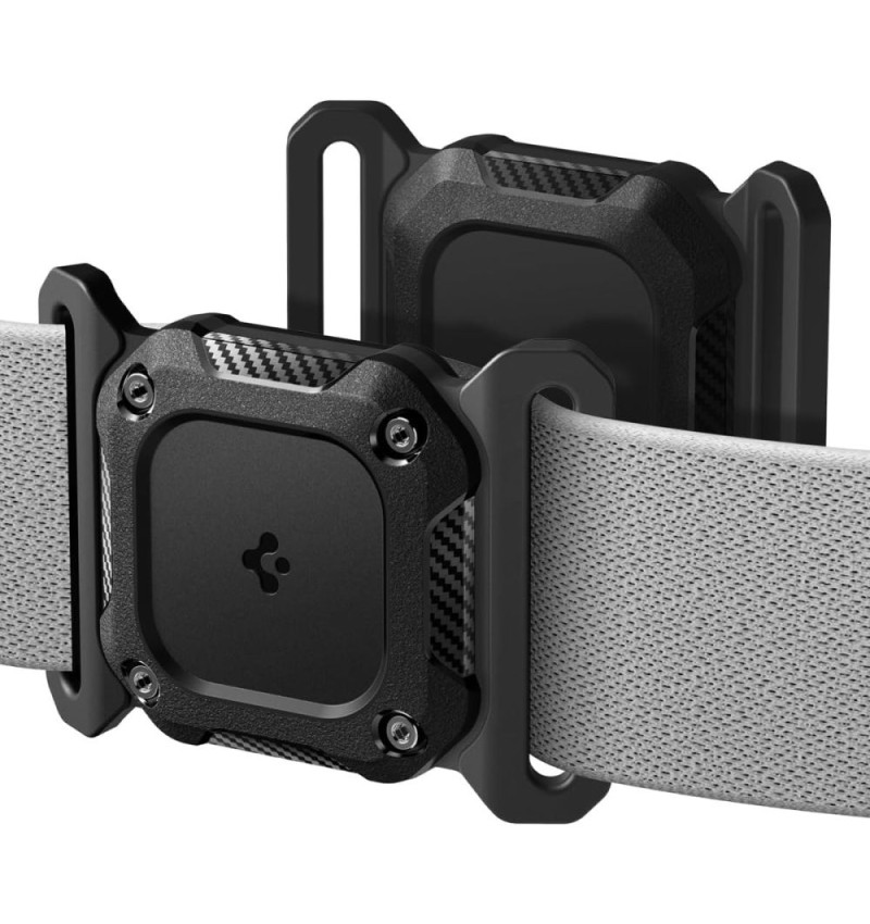 SPIGEN TOUGH ARMOR APPLE AIRTAG FOR PET COLLAR BLACK  SPIGEN TOUGH ARMOR APPLE AIRTAG FOR PET COLLAR BLACK