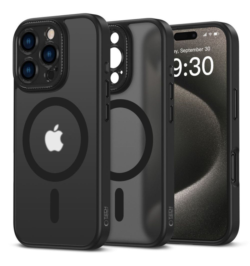 TECH-PROTECT MAGCAM MAGSAFE IPHONE 16 PRO MATTE BLACK  TECH-PROTECT MAGCAM MAGSAFE IPHONE 16 PRO MATTE BLACK