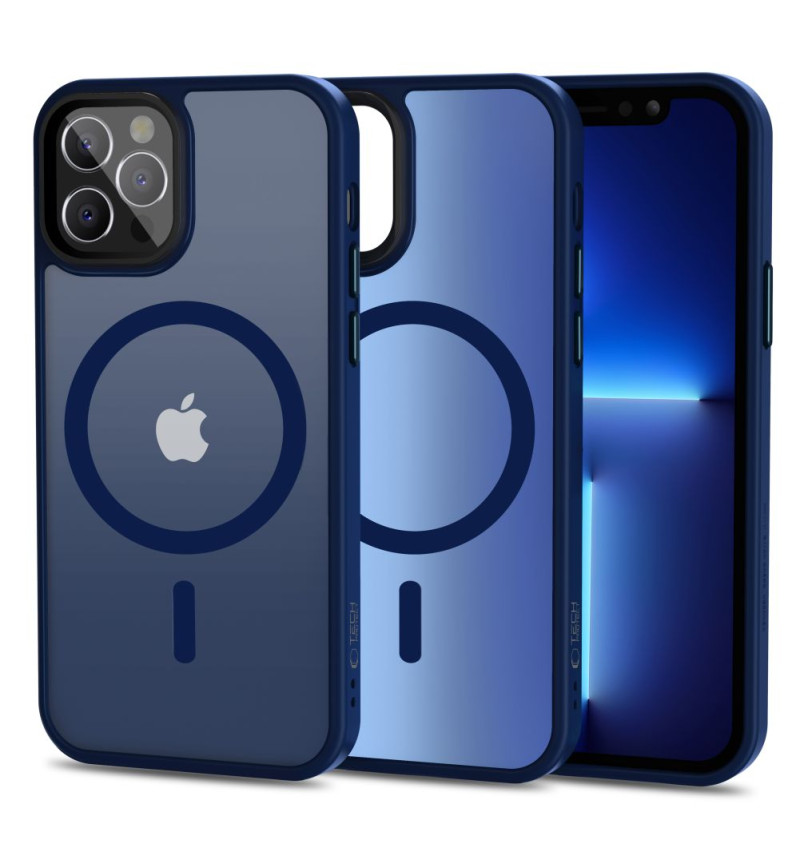 TECH-PROTECT MAGMAT MAGSAFE IPHONE 12 / 12 PRO MATTE NAVY  TECH-PROTECT MAGMAT MAGSAFE IPHONE 12 / 12 PRO MATTE NAVY