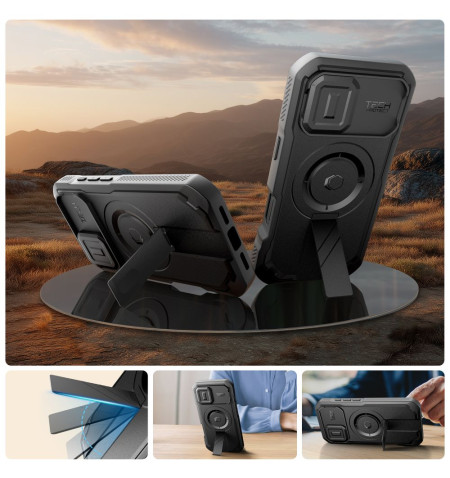 TECH-PROTECT KEVLAR MAGSAFE IPHONE 17 BLACK 
