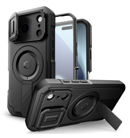 TECH-PROTECT KEVLAR MAGSAFE IPHONE 17 PRO BLACK 