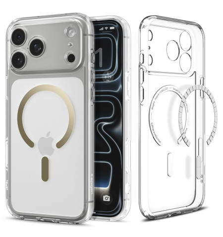 SPIGEN ULTRA HYBRID MAG MAGSAFE IPHONE 17 PRO MAX CLEAR/GOLD 