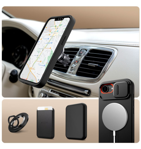 TECH-PROTECT KEVLAR AURA MAGSAFE IPHONE 16E BLACK 