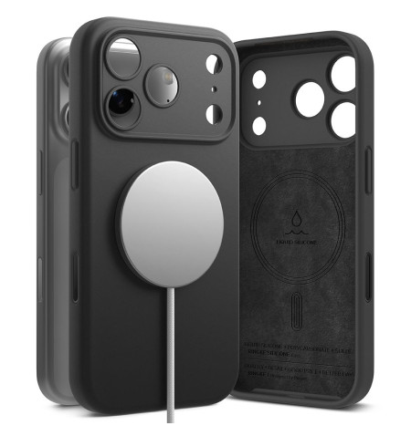 RINGKE SILICONE MAGNETIC MAGSAFE IPHONE 17 PRO MAX BLACK 