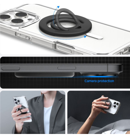 SPIGEN DUAL POP MAG MAGSAFE PHONE RING BLACK 