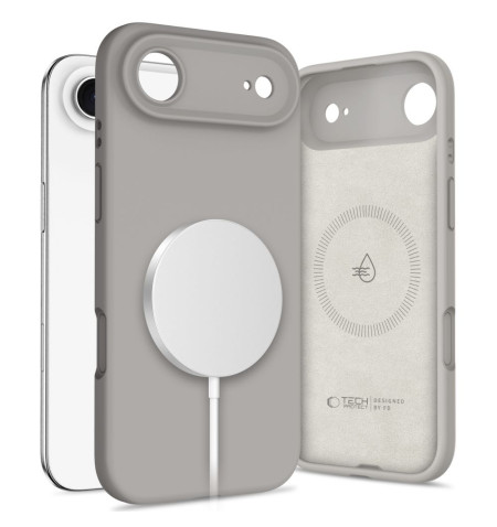 TECH-PROTECT SILICONE MAGSAFE IPHONE AIR STONE GREY 