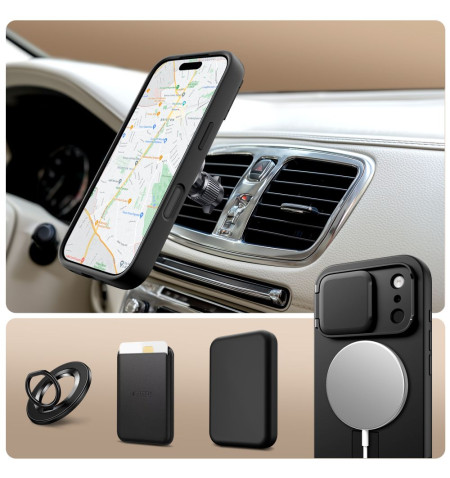 TECH-PROTECT KEVLAR AURA MAGSAFE IPHONE 17 PRO BLACK 