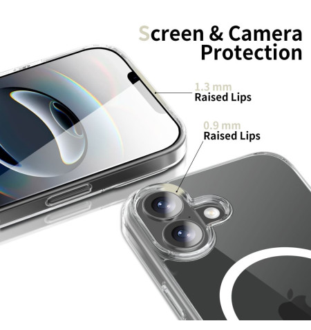 TECH-PROTECT FLEXAIR HYBRID MAGSAFE IPHONE 17 CLEAR 
