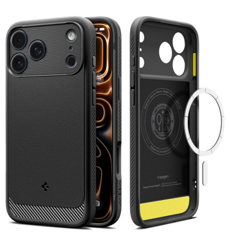 SPIGEN RUGGED ARMOR MAG MAGSAFE IPHONE 17 PRO MAX MATTE BLACK