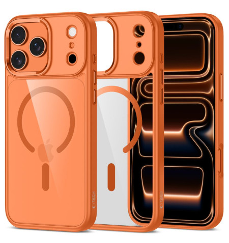 TECH-PROTECT MAGMAT MAGSAFE IPHONE 17 PRO COSMIC ORANGE/CLEAR