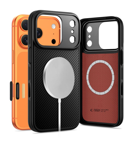 TECH-PROTECT KEVLAR ARAMID CC MAGSAFE IPHONE 17 PRO BLACK 