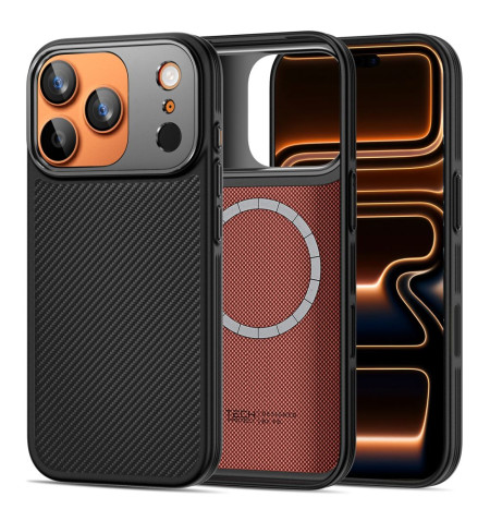 TECH-PROTECT KEVLAR ARAMID CC MAGSAFE IPHONE 17 PRO BLACK 