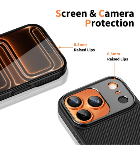 TECH-PROTECT KEVLAR ARAMID CC MAGSAFE IPHONE 17 PRO BLACK 