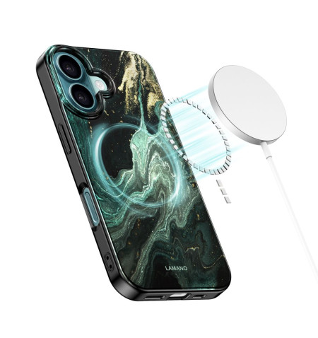 TECH-PROTECT LAMANO MAGSAFE IPHONE 16 VERDE AURA 