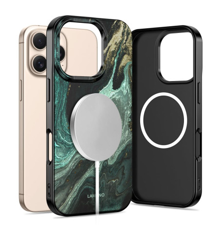 TECH-PROTECT LAMANO MAGSAFE IPHONE 16 PRO MAX VERDE AURA 