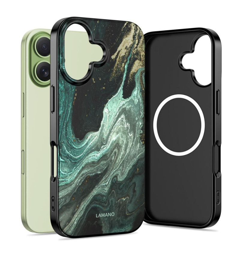 TECH-PROTECT LAMANO MAGSAFE IPHONE 17 VERDE AURA  TECH-PROTECT LAMANO MAGSAFE IPHONE 17 VERDE AURA