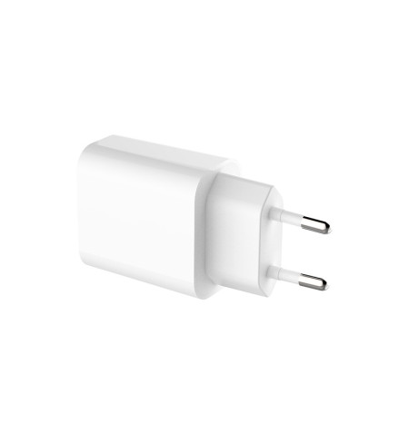 Crong USB-C Travel Charger – Ładowarka sieciowa USB-C Power Delivery 20W (biały) 