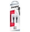 Energizer Classic - Kabel połączeniowy USB-C do USB-C 1.2m (Czarny)