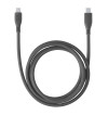 Cellularline Soft Cable - Kabel USB-C do Lightning certyfikat MFi 1.2 m (czarny)