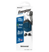 Energizer Ultimate - Ładowarka sieciowa podróżna Multiplug EU / UK / US GaN USB-C 20W PD (Niebieski)