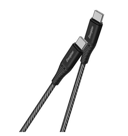 Energizer Ultimate - Kabel połączeniowy USB-C do USB-C 100W 2m (Czarny) 