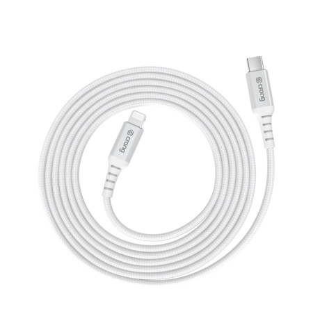 Crong Armor Link - Kabel USB-C Lightning Fast Charging MFi 150cm (biały) 