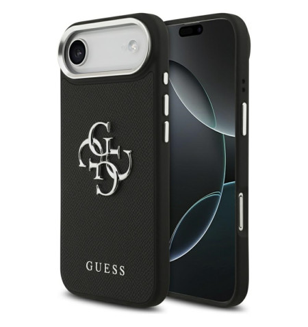 Guess Grained Big 4G Classic Logo - Etui iPhone Air (czarny) 