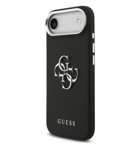Guess Grained Big 4G Classic Logo - Etui iPhone Air (czarny) 