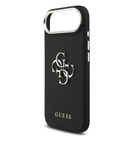 Guess Grained Big 4G Classic Logo - Etui iPhone Air (czarny) 