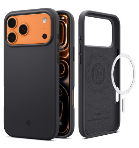 SPIGEN SILICONE FIT MAG MAGSAFE IPHONE 17 PRO MAX BLACK 