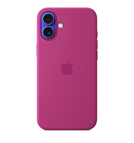 Apple Silicone Case - Silikonowe Etui do iPhone 16 Plus (żywy róż)