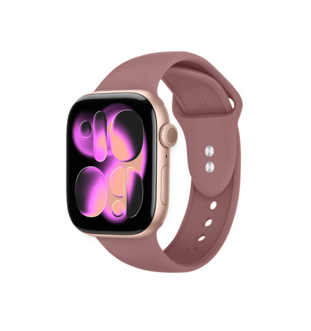 Crong Liquid - Pasek do Apple Watch 38/40/41/42 mm (brudny róż) 